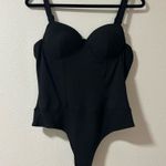 Haute Monde  Black Bodysuit Photo 0