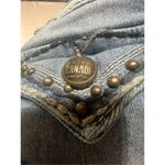 Zanadi Womans Denim Cut off Shorts Sz 14 Blue Photo 5