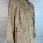 Coldwater Creek tan suede leather jacket womens size 1X Photo 6