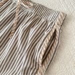 Madewell Crinkle Cotton Striped Dolphin-Hem Shorts Boxers Women’s Large Photo 6