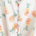 BeachLunchLounge Top M NWT Pineapple Print Tie Summer Vacation Beach Pool Swim Photo 4
