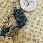 Vintage Sterling Charm Bracelet 9 Charms Life Story 7” 17.83g‎ Silver Photo 10