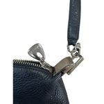 Monet Womens Black Pebbled Leather Shoulder Bag 9x12 Inches SKU 7080 Photo 1
