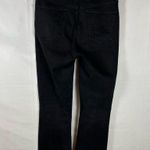 Johnny Was The Cropped Baby Boot Mid Ride Slim Fit Black Frayed Hem Jeans 25 Photo 1