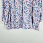 st. john's bay  Light Pink Floral Blouse Size XXL NWOT Plus Size Peasant Top Photo 5