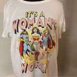 H&M It’s a Woman’s World Superhero T-Shirt in Size Large Photo 2