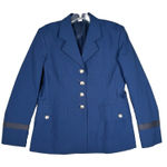 Hanover Uniform Co‎ Blazer Womens 6 Short Blue Wool Blend Military School Preppy Size 6P Photo 0