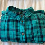 Urban Outfitters BDG Teal Plaid Shirt Photo 6