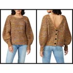 Ba&sh 💕💕 Gilet Haili Reversible Cardigan Sweater ~ Jaune Knit Small US 6 Photo 7