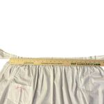 Handmade Vintage White Half Apron w/ Pink Embroidery –  – Women’s Kitchen Photo 7