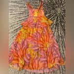 Farm Rio  Ombra Banana Tie Back Maxi Dress size S Photo 3