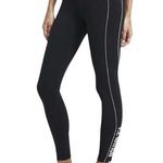 P.E Nation Black, White & Neon Green Three Pointer High Rise Leggings Size XS Black Photo 0