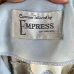 Empress Of Dallas Women's Vintage 70's Era Blue Floral Hostess Dress Size M Size M Photo 9