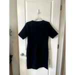 Spanx - Faux Suede Column Shift Dress Classic Black Size Small NWOT Photo 4