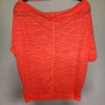 Free People We The Free Womens Astrid Convertible Neck Oversized T-Shirt Orange Photo 3
