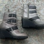 Sorel After Hours Wedge Moto Bootie Gray 9.5 Photo 2