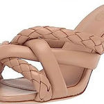 Ash  Mina Bis Braided Square Toe Sandals in Skin Photo 0