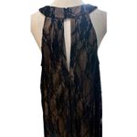 Love Squared  Navy/Nude Lace Hi Lo Halter Neck Cocktail Dress Size 1X NWT Photo 6
