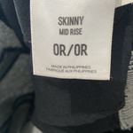 EXPRESS  plaid grey and black dress pants trousers size 0R skinny mid rise Photo 5