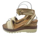 See By Chloe Robin Platform Wedge Sandals Leather Cream Tan Size 37 US 7 Photo 11
