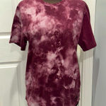Jordan NWOT Air Maroon Tie Dye T-shirt Large Photo 0