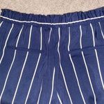 H&M Work Pants Navy Pinstripe Photo 4