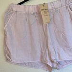 Thread and Supply NEW! Size LARGE Blush Pink Nude Elastic Waist Shorts Tencel Photo 4