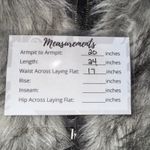 Loft Faux Fur Vest Black Knit Trim Sleeveless Winter Casual XS/S Photo 5