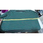 Croft & Barrow Croft & Barrows Women’s Sz 3x Green Black Stripes Ribbed 3/4 Zip Sleeves Top NWT Photo 6