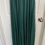Birdy Grey Empire Waist Bridesmaid Gown Chiffon Size Small Emerald Green Photo 4