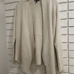 Eileen Fisher Bone Silk/Cotton Angled Shaped Front Cardigan size extra small Photo 7