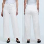 Madewell New!  The Curvy Emmett Wide-Leg Jean in Tile White‎ , size 31 Photo 1