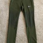 Nike Olive Green Leggings Photo 0
