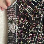 Byron Lars Beauty Mark London Lights Black Multicolor Sleeveless Sheath size 4 Photo 2