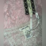 Ultra Pink NWT Cream Lace Top  Embellished Long Sleeve Blouse Medium Photo 1