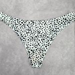 SheIn Black White Dots Thong Bikini Bottom Swimwear Medium Photo 1
