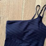 La Blanca Navy One Shoulder Linea Costa Swimsuit 18W NWOT Photo 3