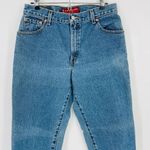 Levi's Vintage Levi’s 550 Classic Relaxed Fit Tapered Leg Denim Jeans Medium Wash 12S Photo 3