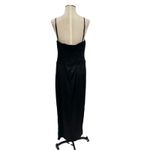 Tiger Mist  Taos Maxi Slip Dress Satin Corset Lace Neck Black Size Large Photo 10