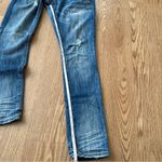 Almost Famous  Distressed Blue Straight Leg Distressed Denim Women’s Size 9 Photo 4