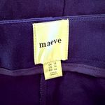 Anthropologie Maeve Zippered Micro Shorts Navy Blue Size 14 NEW Photo 5