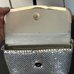 Vintage Silver Chain Mail Mesh Evening Clutch Shoulder Bag Chain Strap NWT Photo 5
