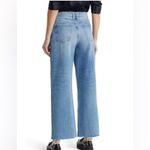 frame denim frame le high 'n' tight wide-leg crop jeans downpour rips Photo 1