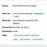 Garden Blue Long Sleeve Bishop Sundress Size M Photo 13