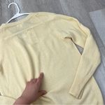 Johnny Was  Sweater NWT cashmere v neck textured sally womens Yellow (small) Photo 7