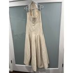 Halston Heritage  Size 4 Halter Neck Textured Fit &‎ Flare Dress Photo 2