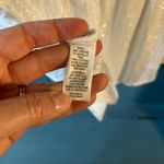 Free People  White Embellished Peplum Blouse | Size Small Photo 5