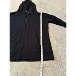 J. Jill Purejill Quarter Zip Black Pullover Size Medium Pima Cotton Photo 4