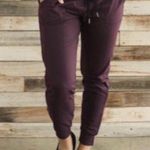 Zyia  Plum Unwind Joggers Size M Pockets Elastic Band 370 Photo 0