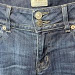 Hudson Jeans Hudson Signature Bootcut Flap Jeans Dark Blue Distressed Stretch Womens Sz 28x29 Photo 4